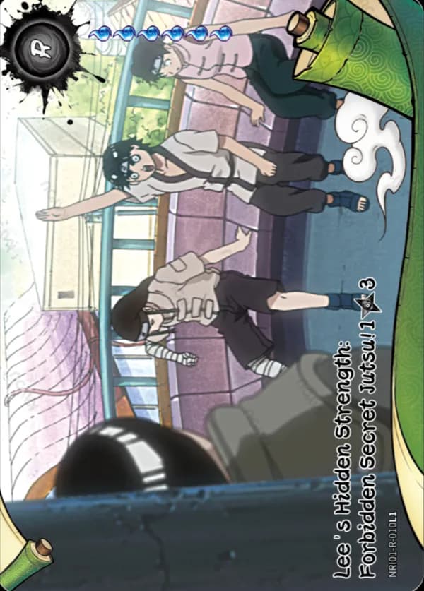 Lee's Hidden Strength: Forbidden Secret Jutsu! 1