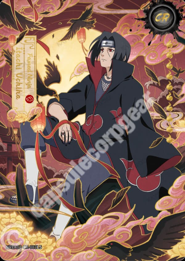 Naruto NREA02-CR-003L5 Itachi Uchiha card