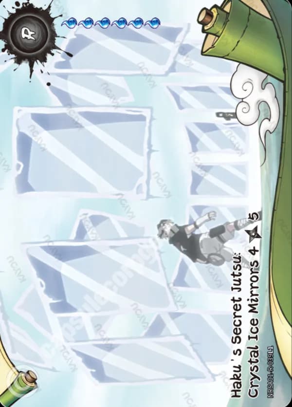 Haku's Secret Jutsu: Crystal Ice Mirrors 4