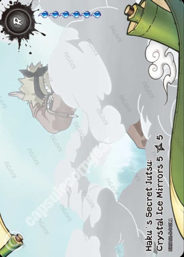 Haku's Secret Jutsu: Crystal Ice Mirrors 5