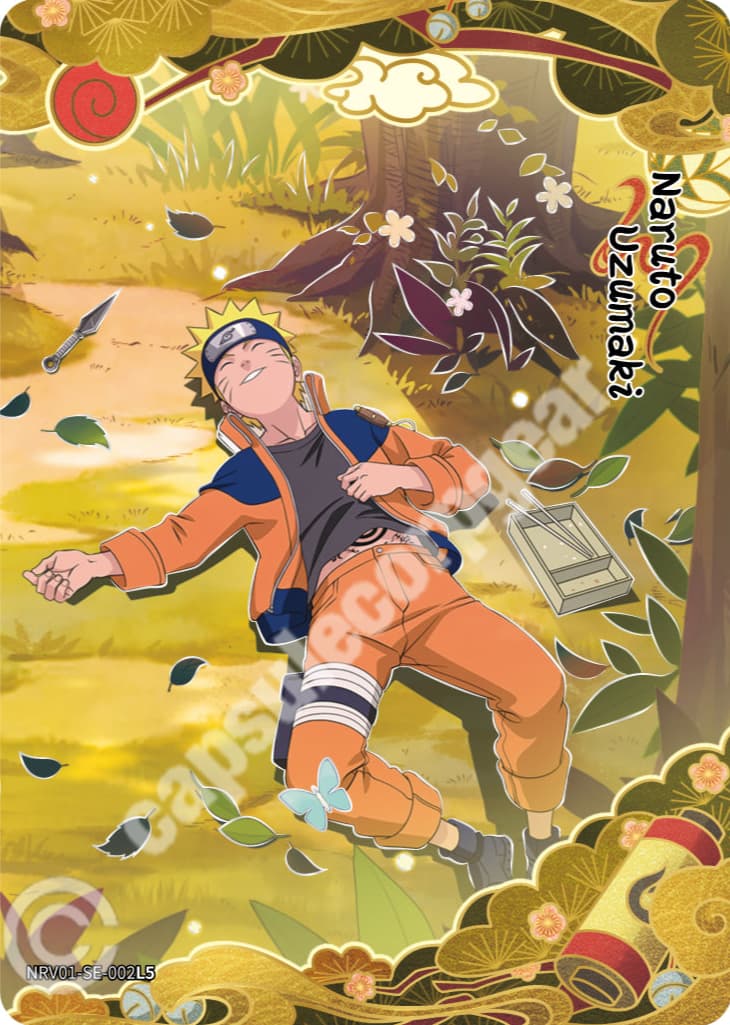 Naruto NRSA01-SE-002L5 Naruto Uzumaki card