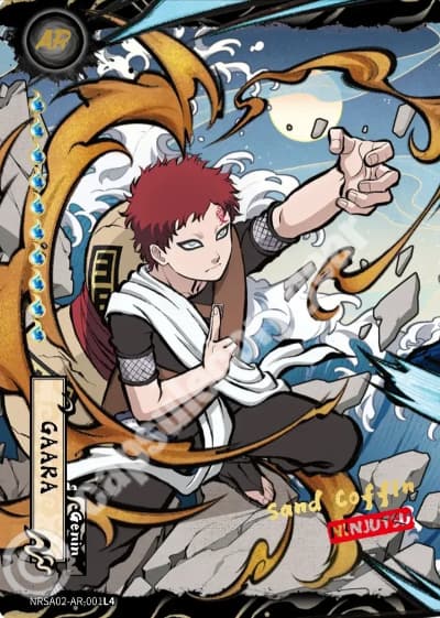カード・フォト・ブロマイド Kayou Naruto Jin 2 Gaara nrsa02-ar-001l4 Naruto NRSA02-AR-001L4 Gaara card