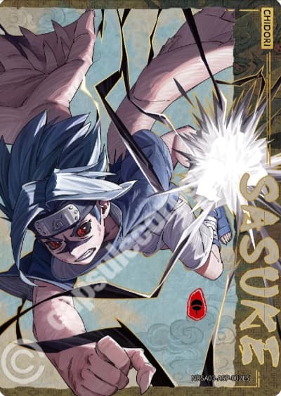 Naruto NRSA03-ASP-002L5 Sasuke Uchiha card